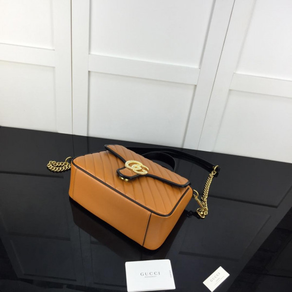 G*u*i gg marmont small top handle bag
