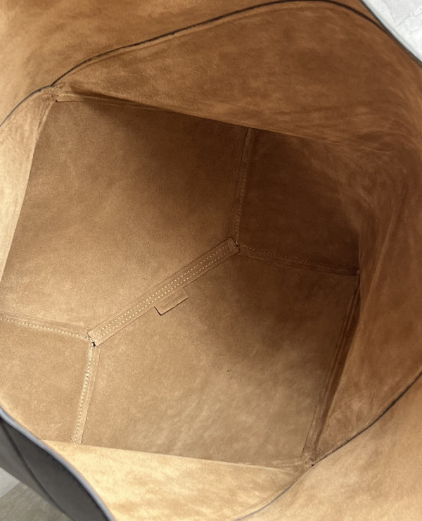 Lowee XL Puzzle Fold Tote in shiny calfskin - 42*41*18cm