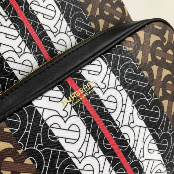 B**rry tmonogram stripe print e-canvas backpack